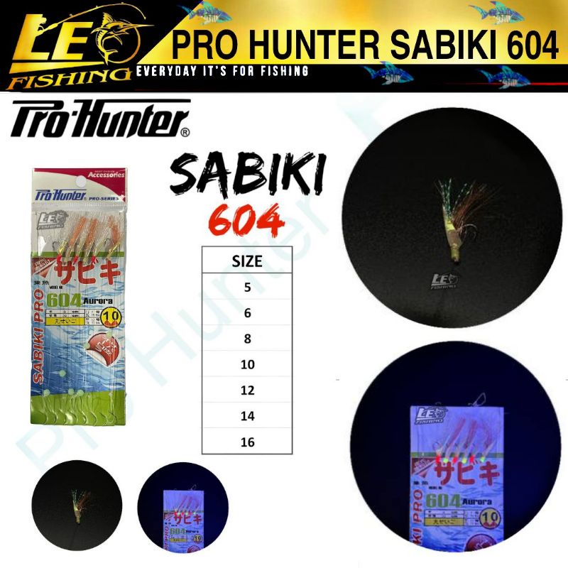 SABIKI GID PRO HUNTER TYPE 604 FISHING ROD PRO HUNTER 5 6 8 10 12 14