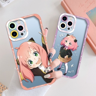 เคสโทรศัพท์มือถือแบบนิ่ม ลายอะนิเมะ Spy×Family Angel Eyes สําหรับ iPhone 11 12 13 Pro Max lphone 7 8 Plus X XS