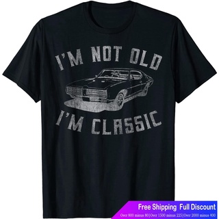 เสื้อยืด พิมพ์ลายกราฟิก Im classic Funny Car สําหรับผู้ชาย และผู้หญิง