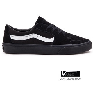 VANS SK8 LOW BLACK BLACK WHITE SNEAKERS สินค้ามีประกันแท้