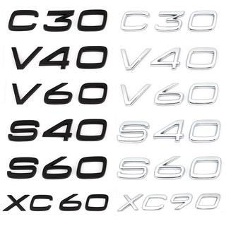 สติกเกอร์โลหะ ลายโลโก้ AWD T3 T5 T6 T8 3D สําหรับติดตกแต่งรถยนต์ Volvo C30 V40 V60 S40 S60 XC60 XC90 XC40 S80 S90 S80L S60L