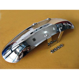 YAMAHA TR250 FRONT FENDER "STAINLESS" STEEL  // บังโคลนหน้า สเตนเลส สินค้าคุณภาพดี