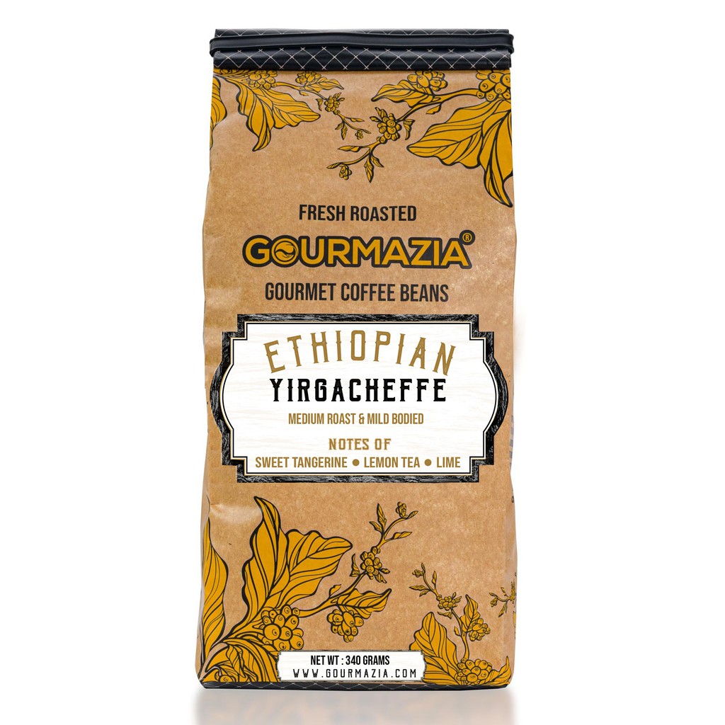 กาแฟเอธิโอเปีย เยอร์กาเชฟ 250g | Ethiopia Yirgacheffe Coffee 250g กาแฟพรีเมียมออร์แกนิค bag