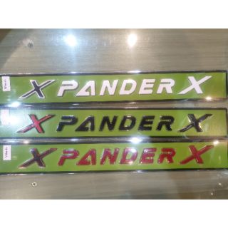 Logo X PANDER มีตัว x ในชุดให้เลือก 2 ตัวตามรูป