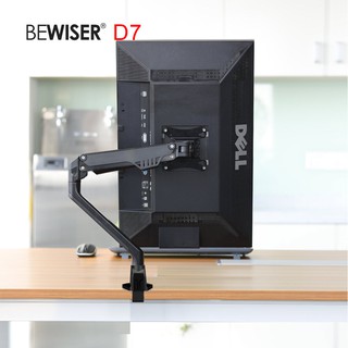 BEWISER D7 ขาตั้งคอม โน๊ตบุ๊ค จอมอนิเตอร์ VESA14"-40" 9Kg ฐานอลูมินั่มแขนไฮดรอลิคยาวทรงสูง Notebook/ Monitor Mount Stand