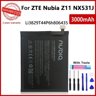 แบตเตอรี่ แท้ Nubia M2 Lite / M2 Play / Z11 NX531J NX907J NX573J Li3829T44P6h806435 3000mAh