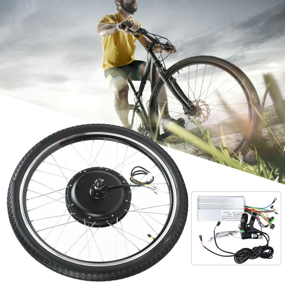 [ลดล้างสต๊อก]ราคาพิเศษ🔥 48V 1000W 26 inch Hub Motor Conversion Kit Rear Wheel for Electric Bicycle