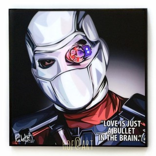 Deadshot เดดช็อต Batman DC comics รูปภาพ​ติดผนัง pop art การ์ตูน cartoon กรอบรูป แต่งบ้าน ของขวัญ รูปภาพ