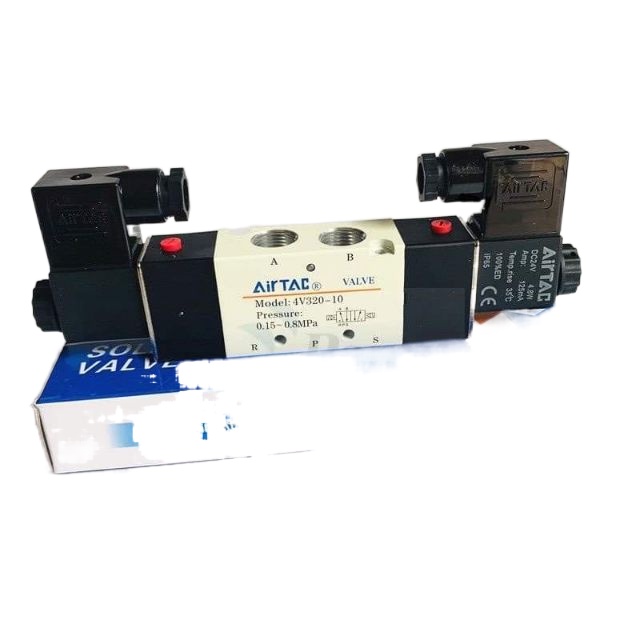 ▧✟PAMY โซลินอยด์ วาล์ว Airtac รุ่น 4V320-10 (AC220v/DC24v) Airtac Solenoid Valve