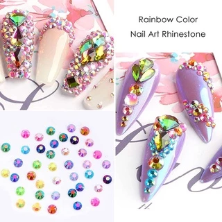 2000 ชิ ้ น 2 มิลลิเมตรหลากสีเรซิ ่ น Rhinestones Flatback สําหรับผู ้ หญิงคริสตัลประกายอะคริลิค Strass Appliques สําหรับ DIY Craft ทําอุปกรณ ์