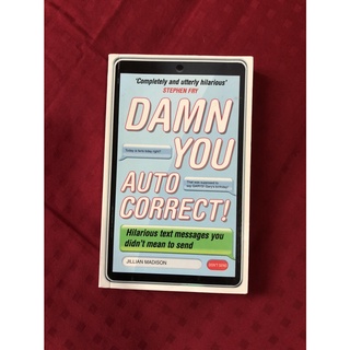 Damn You, Autocorrect! - Jillian Madison หนังสือภาษาอังกฤษ สภาพดี