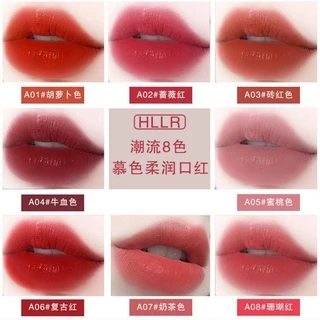 N043 ลิปสติก เนื้อแมตต์ สีสวย ติดทนนาน กันน้ำ