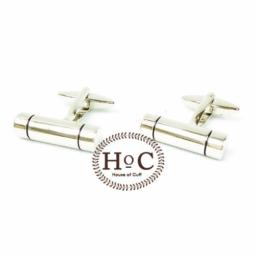 KEMEJA CUFFLINK CUFFLINKS CUFF BUTTONS SHIRT FRENCH CUFF SILVER CYLINDER MULTILIST