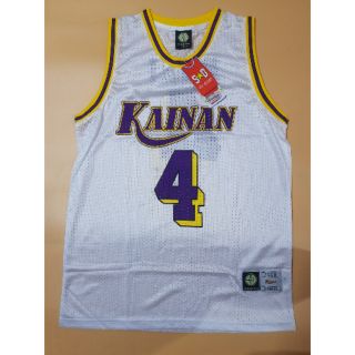 เสื้อบาส slam dunk สีขาวเบอร์ 4