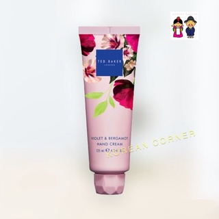 ครีมบำรุงมือและเล็บ เชียบัตเตอร์ หอมกลิ่นดอกไม้ หอมมาก TED BAKER LONDON Violet &amp; Bergamot Hand Cream