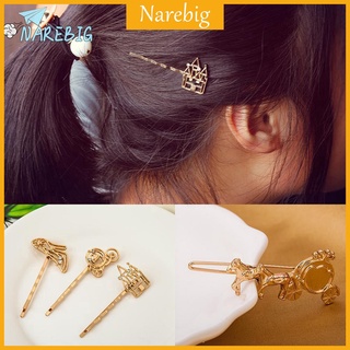 NAREBIG♡Korea Hollow Hair Clips Hairpins Women Hair Accessories Rhinestone Hairgrip