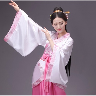 Hanfu Change เครื่องแต่งกายนางฟ้า Hanfu ชุดประจำชาติสตรีเครื่องแต่งกายโบราณประสิทธิภาพ costume