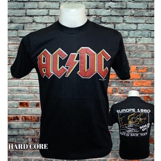 เสื้อวง AC DC วงร็อคในตำนาน ไม่มีตะเข็บข้าง คอฟิต ป้ายUSA เสื้อร็อค เสื้อผ้าผู้ชาย เสื้อทัวร์ วงร็อคต่างประเทศ