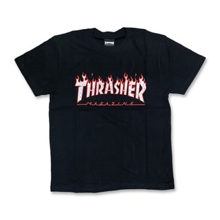 ค่าสัมบูรณ์SLUM LTD - THRASHER SPLATTER FLAME Tee BlackถูกสุดๆS-3XL