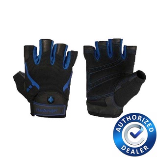 Harbinger Pro Glove Black/Blue ถุงมือฟิตเนส ถุงมือเล่นเวท ยกน้ำหนัก ถุงมือออกกำลังกาย