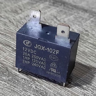 Relay JQX-102F / JQX-102F-P รีเลย์ 12V 20A/250V  แผงวงจรไฟฟ้า