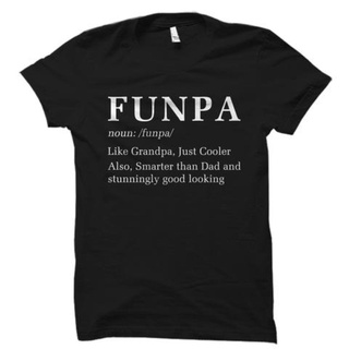 เสื้อยืดผู้ชาย GILDAN เสื้อยืด แบบนิ่ม พิมพ์ลาย Funpa Like Grandpa Just Cooler สไตล์ Unisex S-5XL