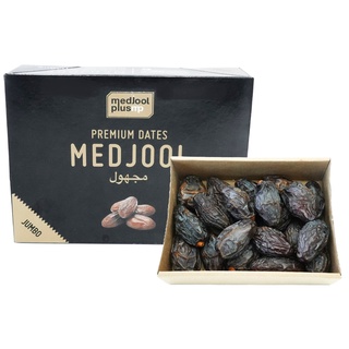 อินทผาลัมอบแห้ง พันธุ์เมดจูล พรีเมี่ยม 500 กรัม.(Dried Dates) MEDJOOL DATES PREMIUM LARGE 0.5 KG. Net.