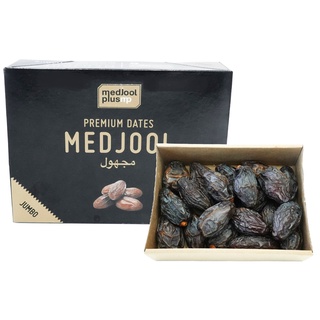 อินทผาลัมอบแห้ง พันธุ์เมดจูล พรีเมี่ยม 500 กรัม.(Dried Dates) MEDJOOL DATES PREMIUM LARGE 0.5 KG. Net.