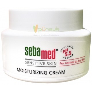 SEBAMED MOISTURIZING CREAM 75 ML. ซิบาเมด มอยส์เจอร์ไรซิ่ง ครีม สินค้าใหม่ EXP 05/2024