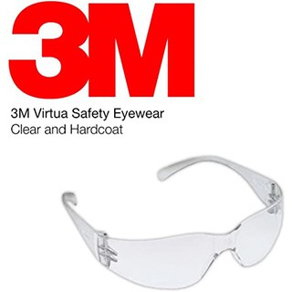 3M 11326 แว่นตานิรภัย VIRTUA เลนส์ใส กันรอย Safety Eyewear