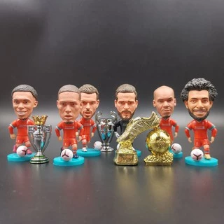 ฟิกเกอร์ Salah Firmino Mane Shaqiri Gerrard สําหรับตุ๊กตาฟุตบอล