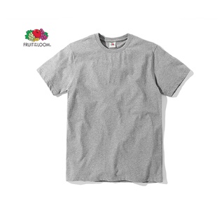 Fruit of The Loom® Soft Premium Grey เสื้อยืดแขนสั้น - เทา