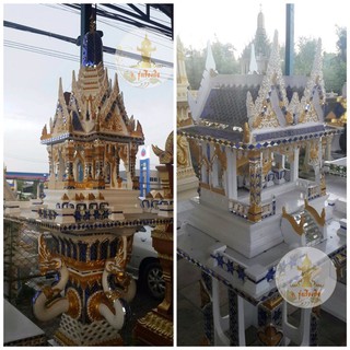 ศาลติดกระจกพญานาค+ศาลเจ้าที่+โต๊ะไหว้2ชุด