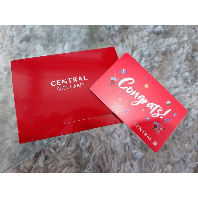 บัตรของขวัญ / Gift card / Gift voucher Central / บัตรกำนัล 1,000 บาท