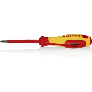 ไขควงกันไฟฟ้า KNIPEX NO.98 24 01 Screwdrivers for cross-recessed screws Phillips ขนาด (187mm.)