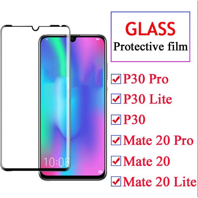 สำหรับหัวเว่ย P30Pro P30 กระจกนิรภัยป้องกันหน้าจอปก 3D โค้งเต็มฟิล์ม