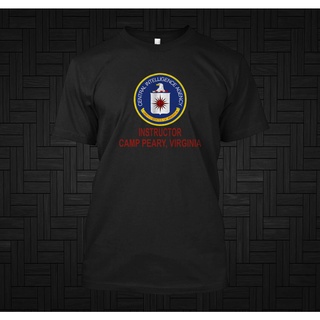 เสื้อยืดผ้าฝ้าย ใหม่ เสื้อยืด พิมพ์ลาย Cia Instructor Camp Perry Virginia อินเทรนด์