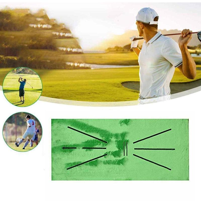 golf training mat for swing detection