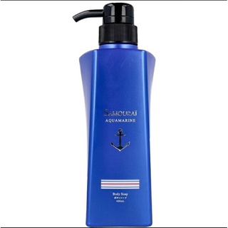 samourai aqua marine body soap 400ml.