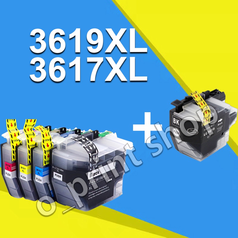 เข้ากันได้ LC 3619 LC 3617 หมึก LC3619XL LC3617XL สีดำ LC 3619 XL LC 3617 XL ตลับหมึกสำหรับบราเดอร์ 