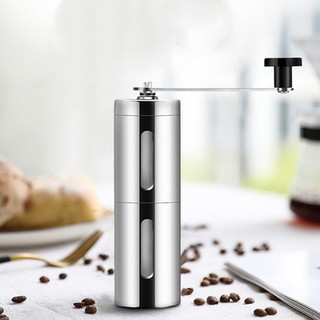 Hand coffee grinder เครื่องบดกาแฟ แบบมือหมุน เครื่องบดเมล็ดกาแฟ ที่บดกาแฟ ที่บดเมล็ดกาแฟ เครื่องบดเมล็ดกาแฟแบบพกพา COD