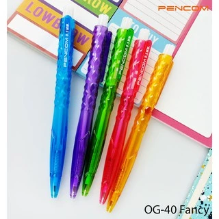 PENCOM OG40 (Fancy) ปากกาหมึกน้ำมันแบบกดด้ามแฟนซี