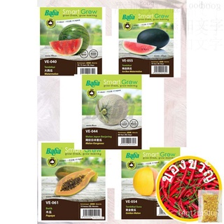 Baba Smart Grow Vegetable Seeds - Watermelon/Ice Box Watermelon/Papaya/Melon Gorgeous/Golden Melon/Honeydew TembikaiSusu