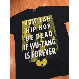 เสื้อยืดผ้าฝ้าย เสื้อวง WU-TANG (2013) Size M มือ2