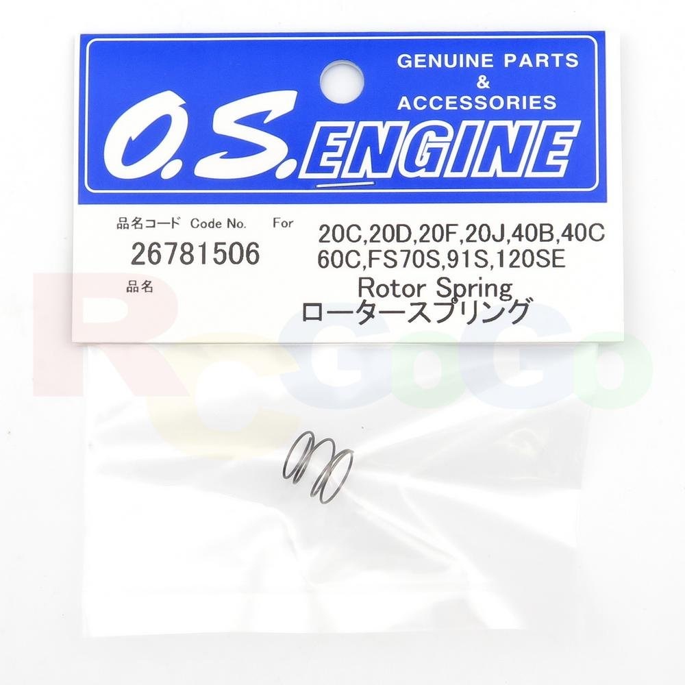 อะไหล่ O.S. Engines ROTOR SPRING ใช้กับ 20C/D/F/J,40B,60C,FS70S/91S/120SE 26781506 อุปกรณ์เครื่องยนต