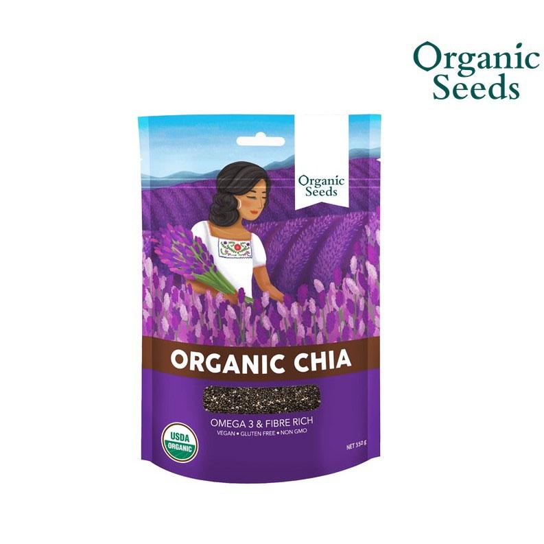 Organic Seeds เมล็ดเชีย ออแกร์นิค Organic Chia Seed (200gm)
