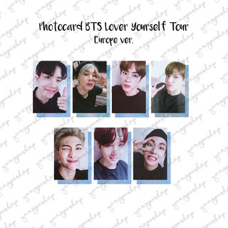 (พร้อมส่ง/เซต) เซต DVD LOVE Youourself TOUR EUROPE BTSN PHOTOCARD FAN MADE UNOFFICIAL That JUNGKOOK V TAEHYUNG JIMIN