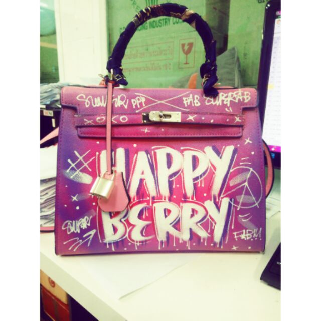 Happyberry bag [หนังแท้]