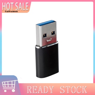 รถ| อะแดปเตอร์แปลงโลหะ Type-C Female เป็น USB3.1 Male สําหรับคอมพิวเตอร์ โทรศัพท์มือถือ