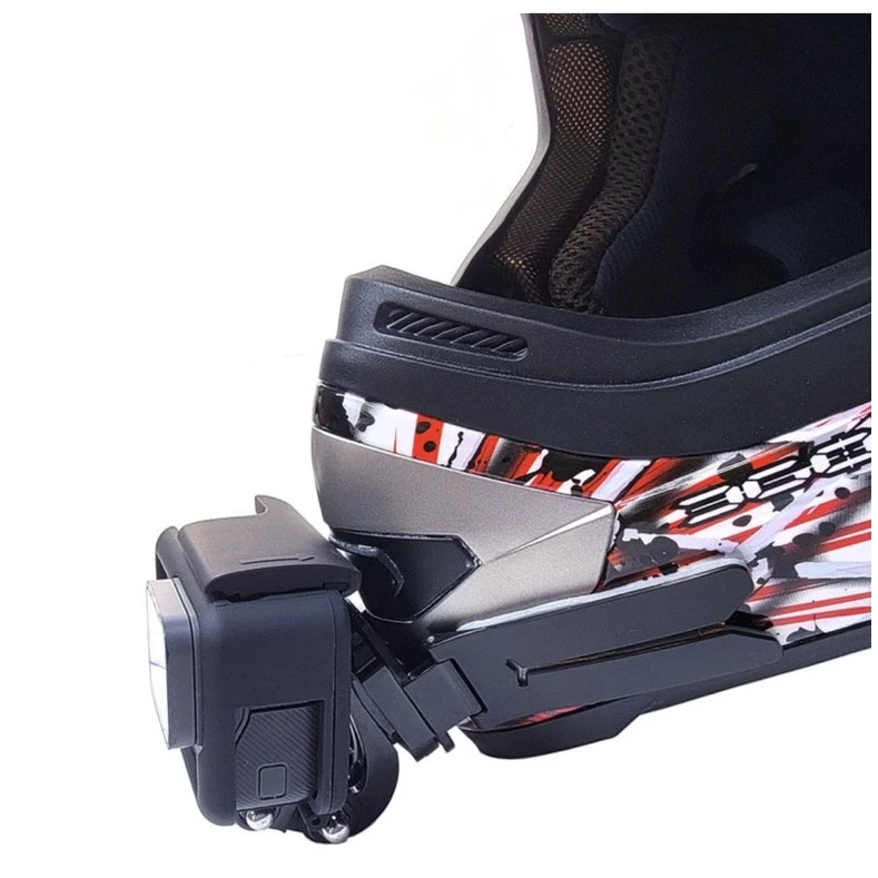 TUYU ขายึดติดหมวกกันน้อค สำหรับกล้องโกโปร กล้องแอคชั่น Motorcycle helmet Bracket for GOPRO DJI / Action Camera ติดหมวก thumbnail 5